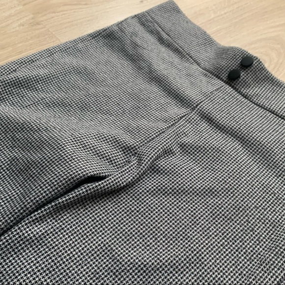 Miss Valley Black and White Plaid Fitted Pants - Picture 8 of 8